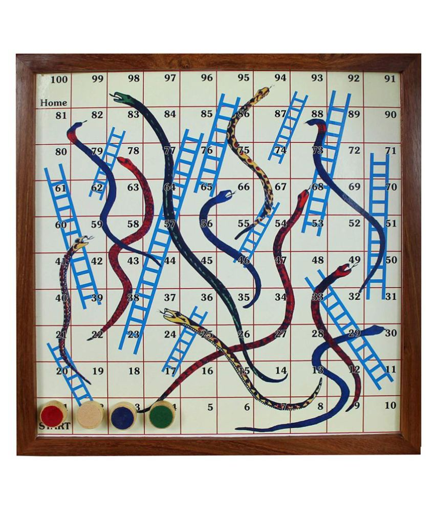 The Mind Challenge Magnetic Snakes and Ladders Travel Board Game Handmade  Wooden Classic Snake and Ladder Set Strategy Fun Game - Buy The Mind  Challenge Magnetic Snakes and Ladders Travel Board Game
