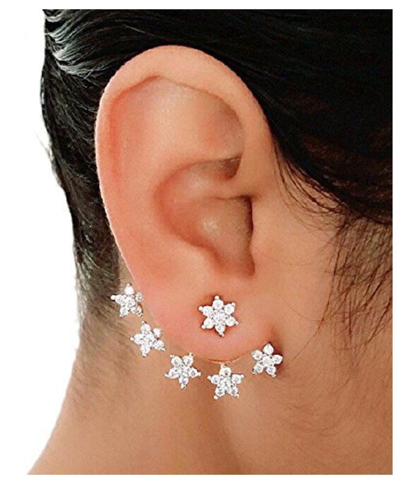 JDX American Diamond Earcuffs for Gilrs and Women Buy JDX American