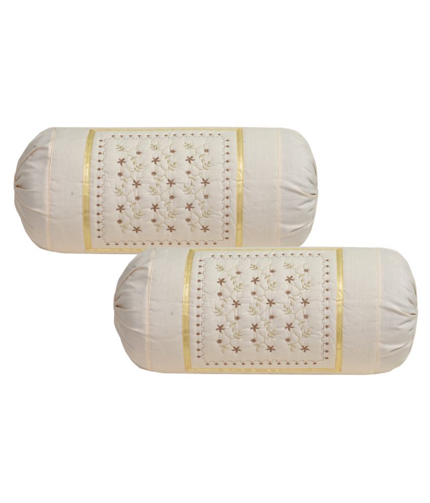 HK Collection Set of 4 Cotton Bolster Covers Buy Online at Best Price