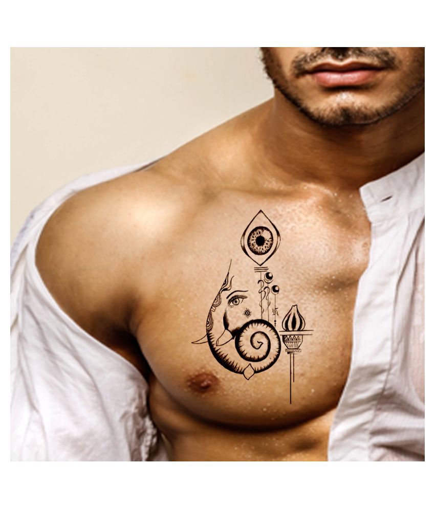 Top 15 Best Lord Ganesha Tattoos  Ace Tattooz Studio  Training Institute