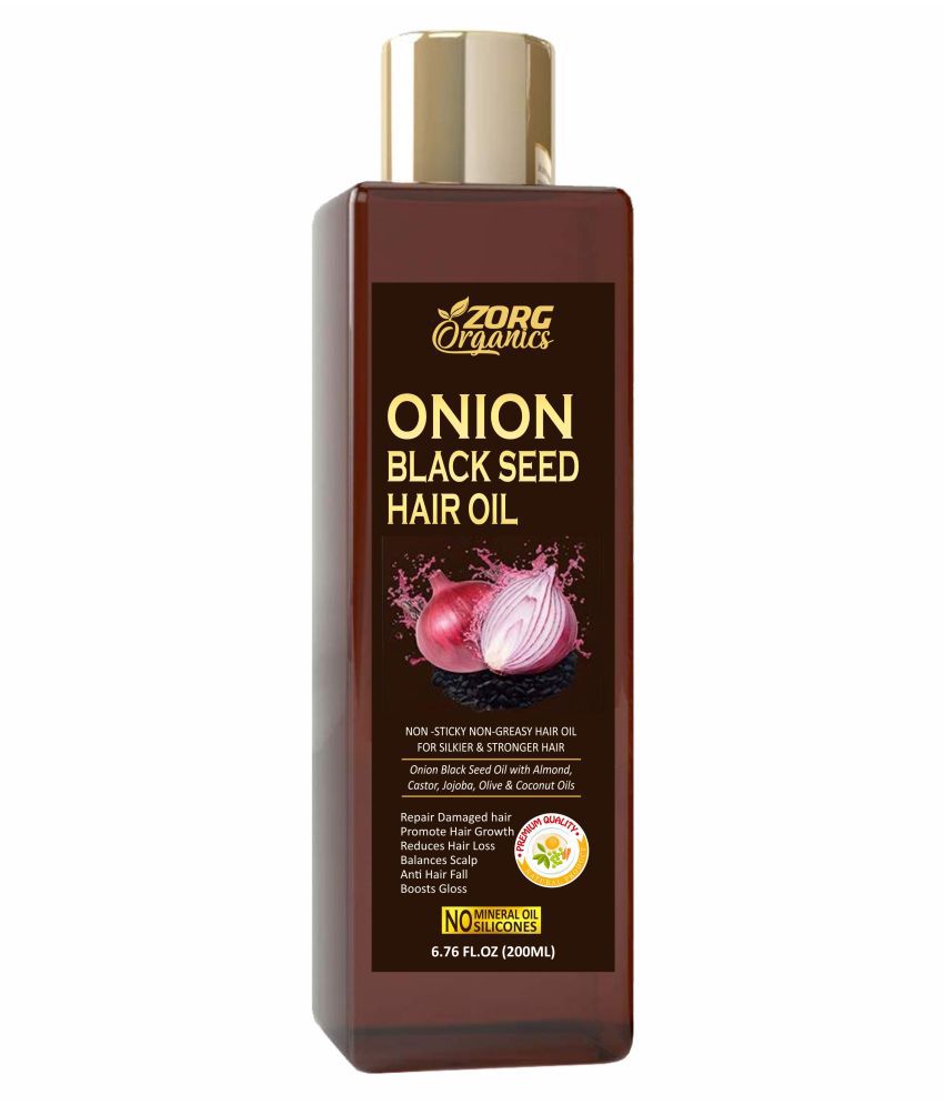     			Zorg Organics Onion Black Seed Hair Oil 200 mL