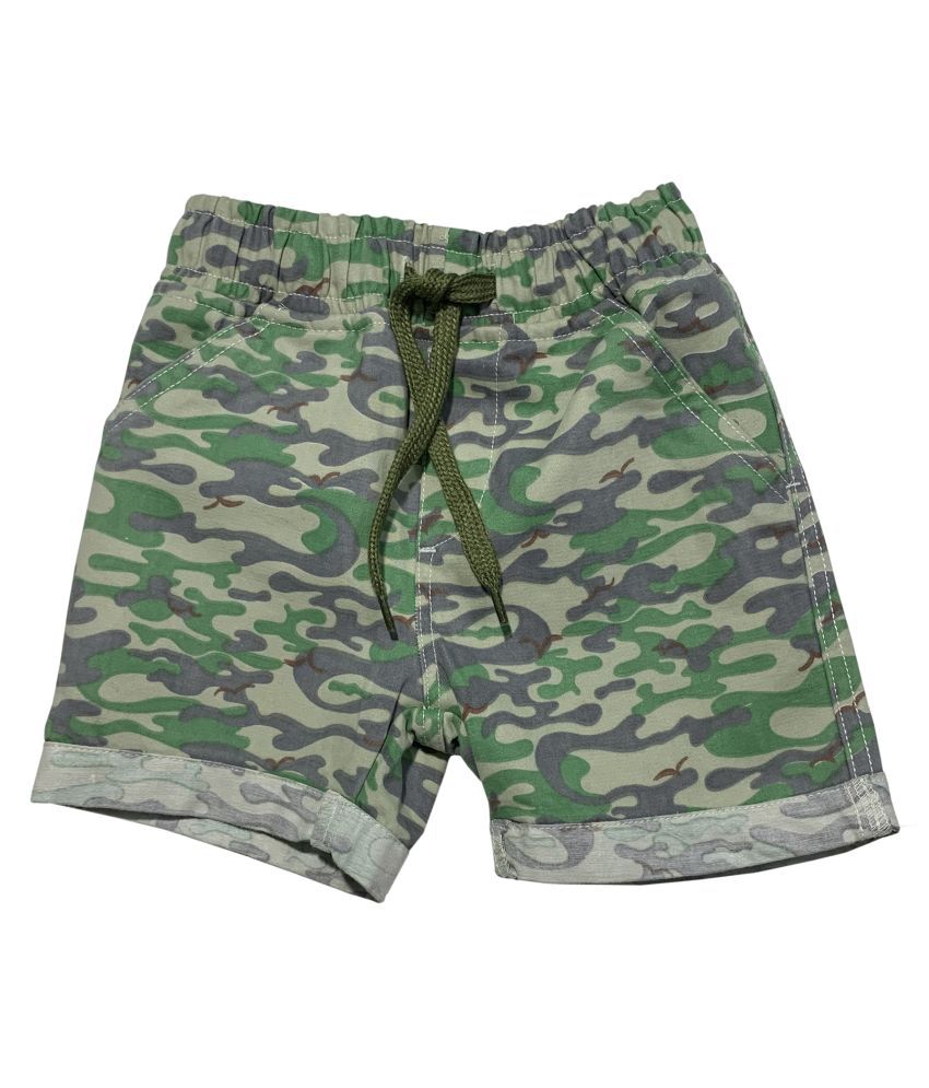 Boy'S Basic Pull Up Short With Camouflage Print - Buy Boy'S Basic Pull ...