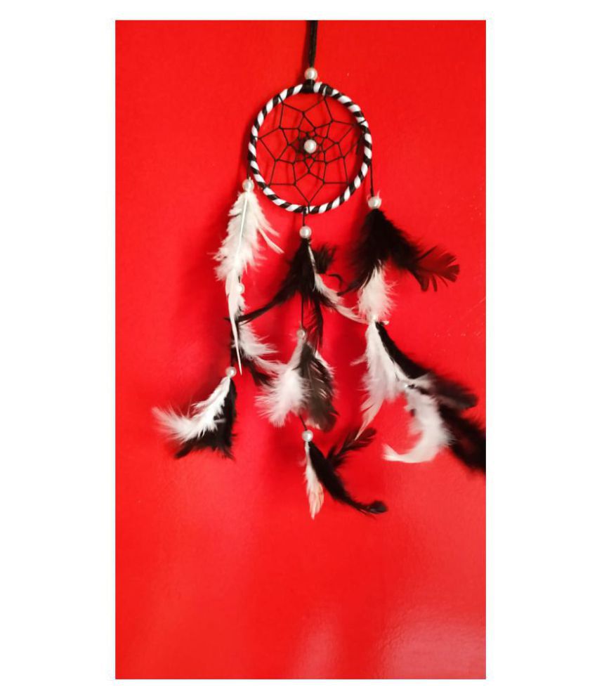     			Lucky Traders Feather Multicolour Dream Catcher - Pack of 1 ( X cms )