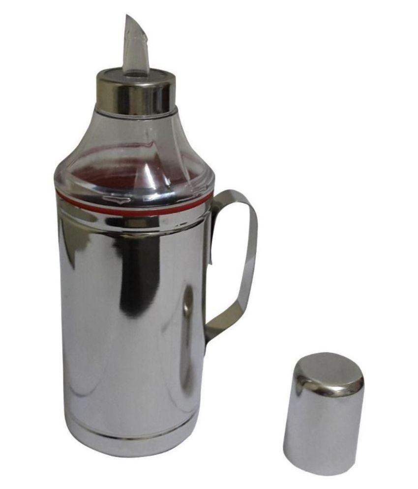     			Dynore 1000 ML with handle Steel Oil Container/Dispenser Set of 1 1000 mL