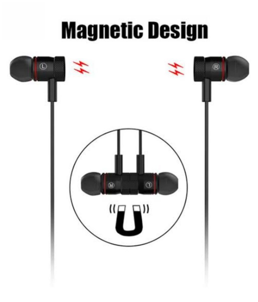 SPORTS Neckband Wireless With Mic Headphones/Earphones