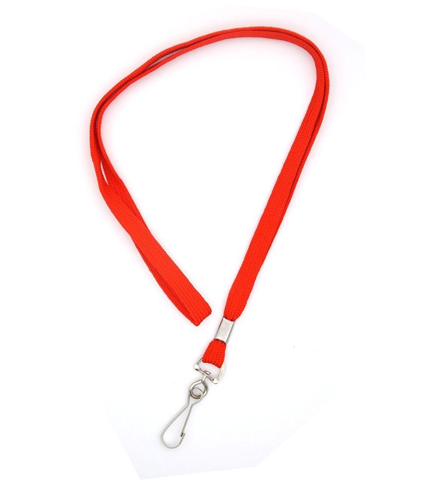 SIGNISTICS Neck Lanyard Cotton Ribbon for ID Card Badge Holders (Pack ...