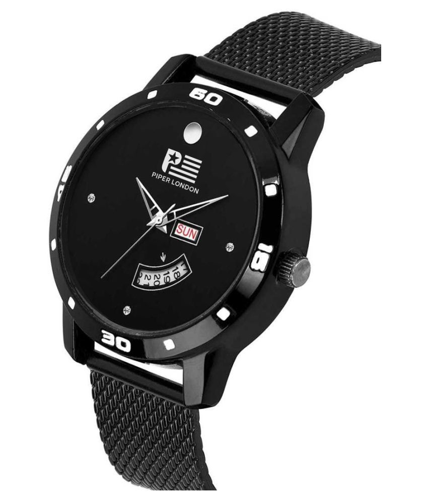 piper london PL-902-BLACK D&D Resin Analog Men's Watch - Buy piper london PL-902-BLACK D&D Resin 