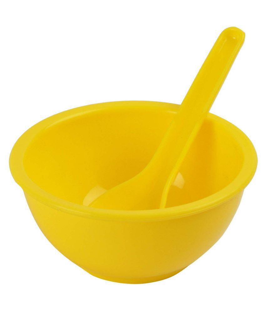 Fsn 6 Microwave Safe Plastic Soup Bowl 250 Ml And 6 Soup Spoons Buy Online At Best Price In