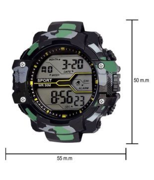 large print digital watch
