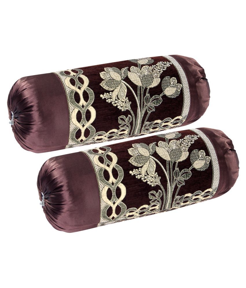 HK Collection Set of 4 Velvet Bolster Covers Buy Online at Best Price