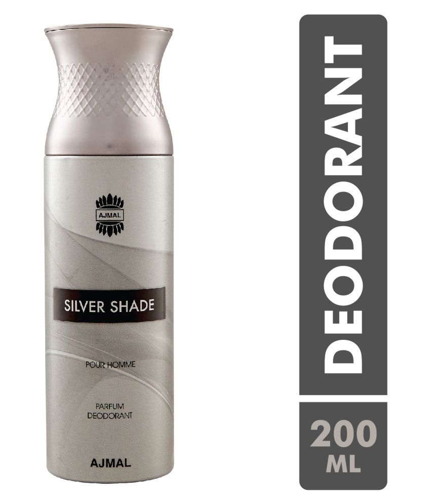     			Ajmal Silver Shade Perfume Deodorant 200ml Body Spray Gift For men Pack of 1