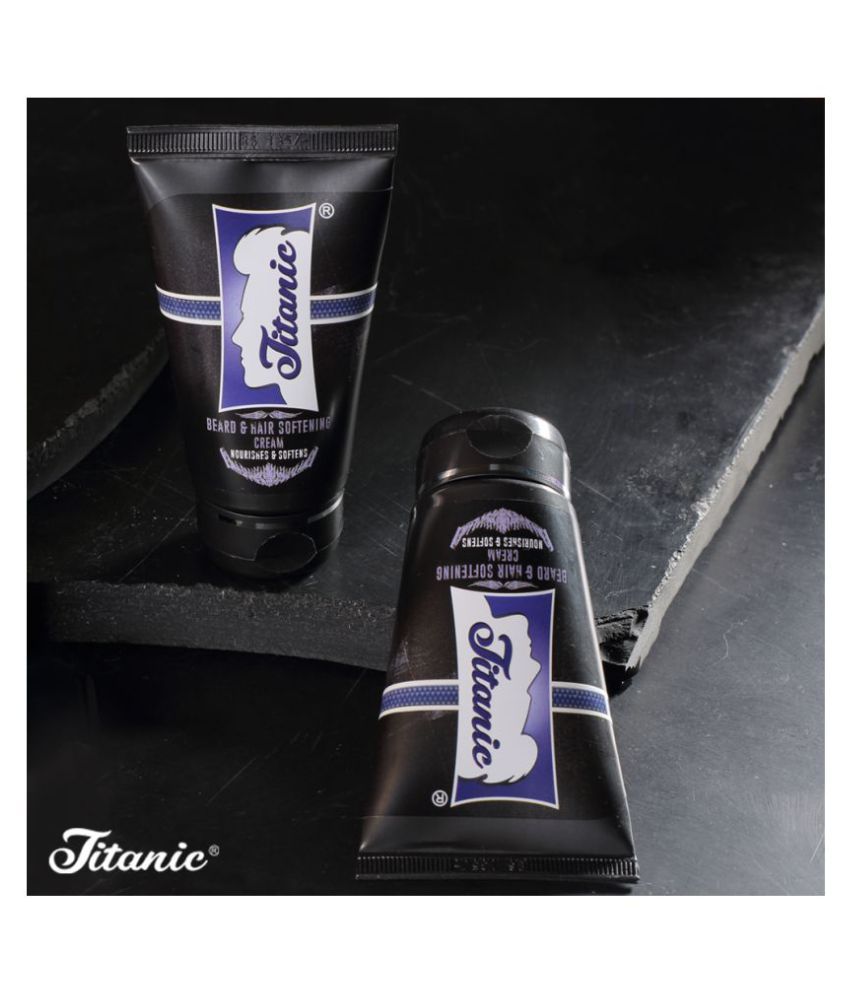 Titanic Beard & Hair Softening Cream (Nourishes & Softness) + Hair Mask