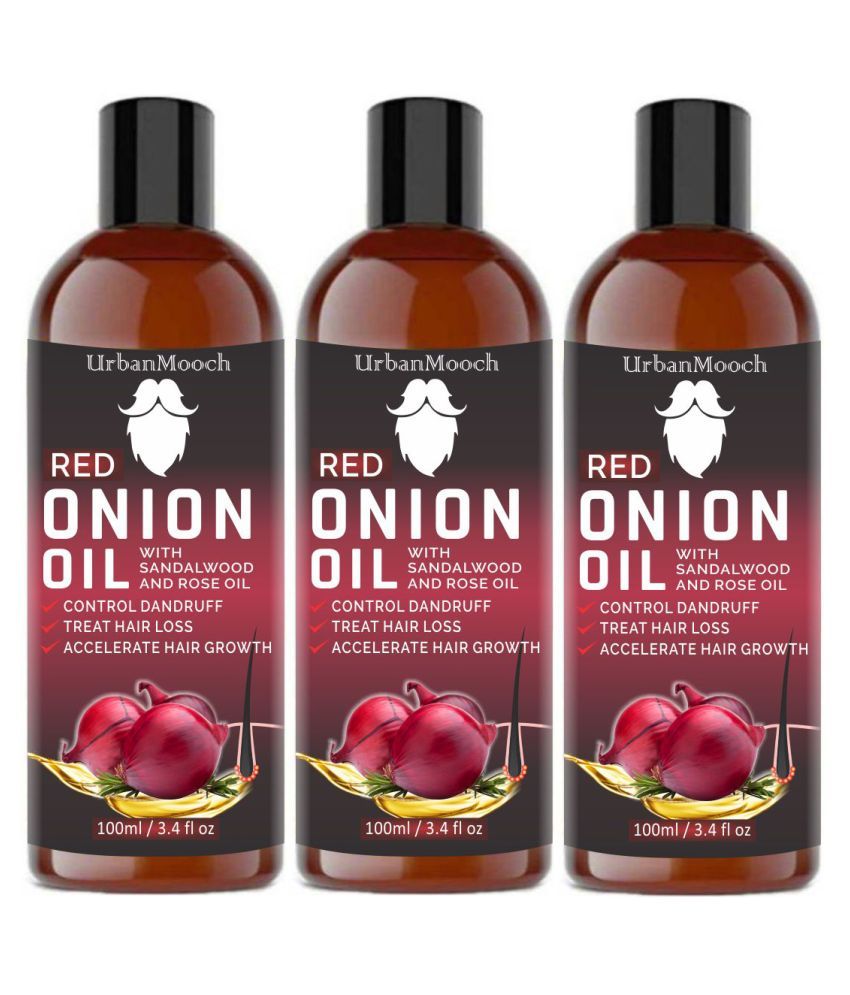     			UrbanMooch - Hair Growth Onion Oil 100 ml ( Pack of 3 )