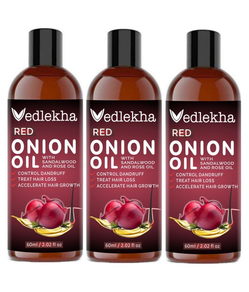     			Vedlekha Red ONION Oil For Hair Growth & Anti Dandruff 180 mL