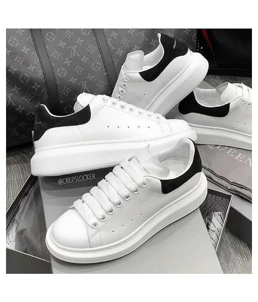 Alexander McQueen White Oversize Sneakers for Men Online India at  Darveys.com