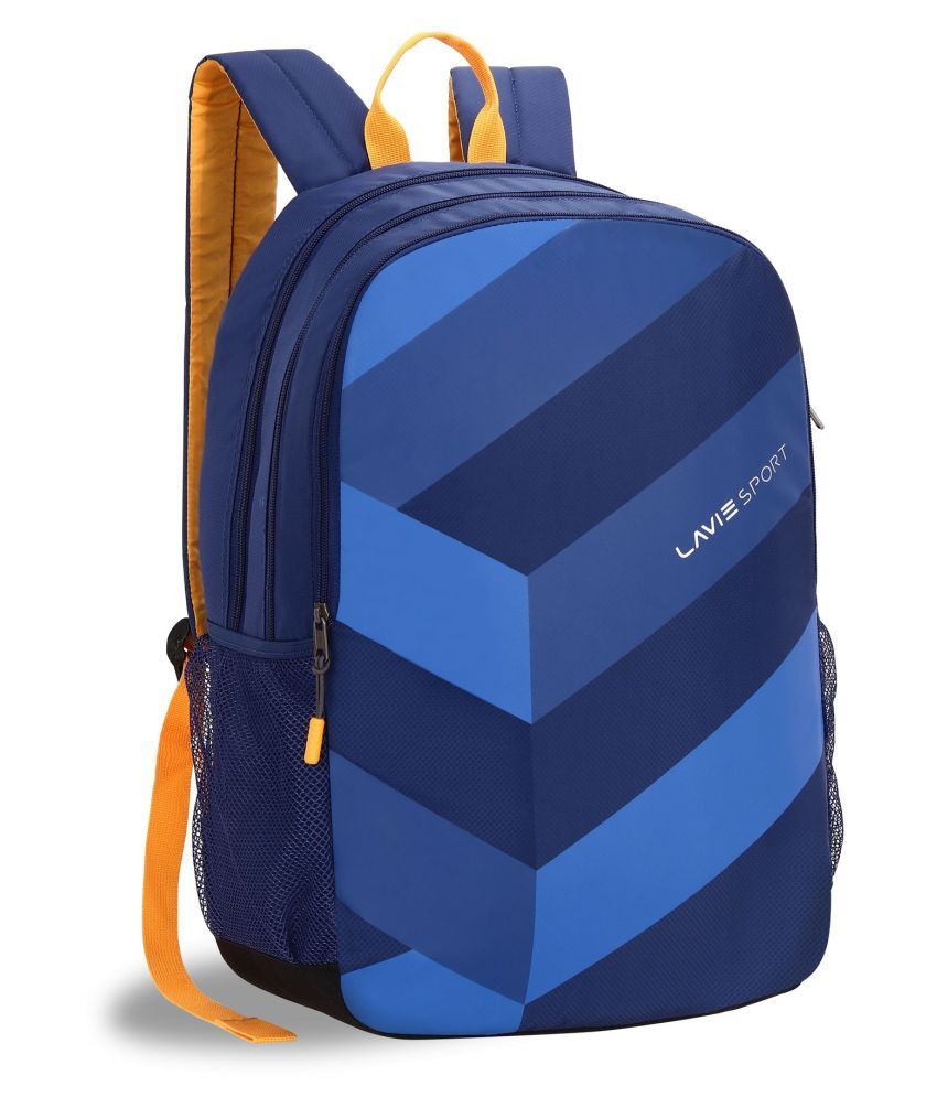 LAVIE SPORT Blue Backpack 34 Ltrs College Bags Office Bags Shoulder