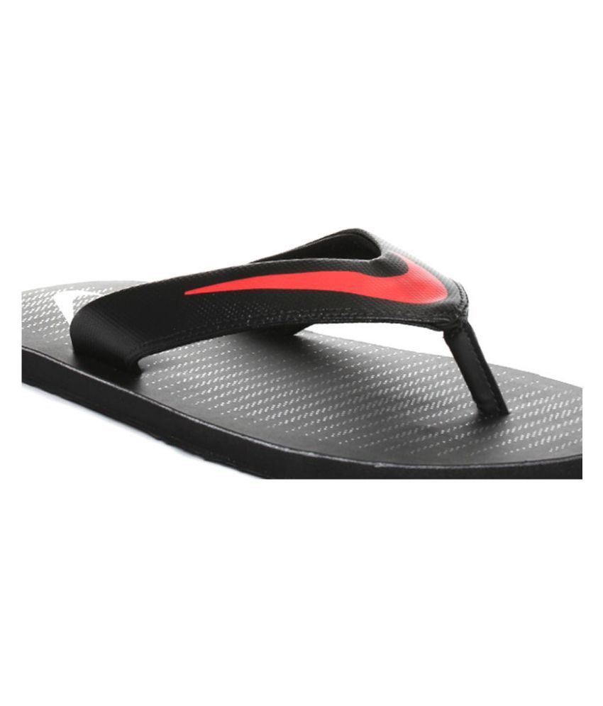 nike black thong flip flop