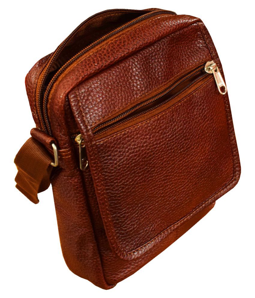 leather tiffin bag