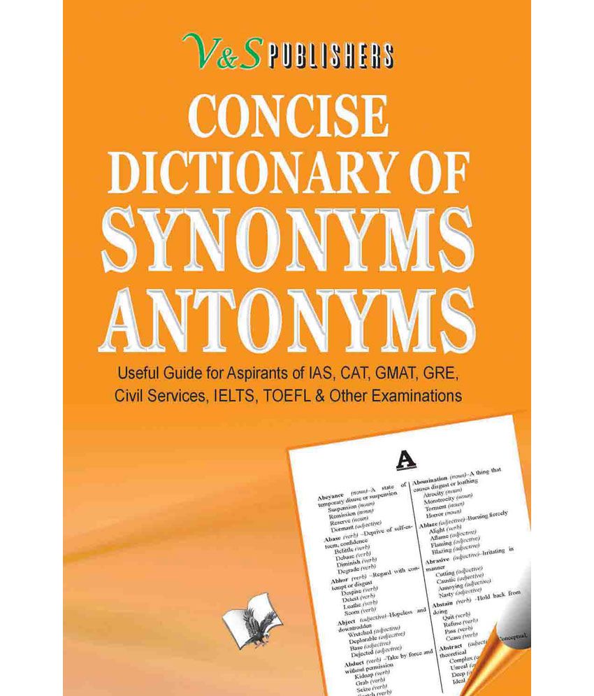     			Concise Dictionary Of Synonyms Antonyms