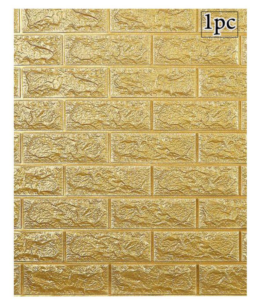 Simple 3D Brick Wall Stickers Price In India With Cozy Design