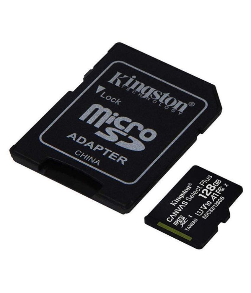 Kingston Canvas Select Plus A1 128GB 100MB/s Micro SDXC Memory Card ...