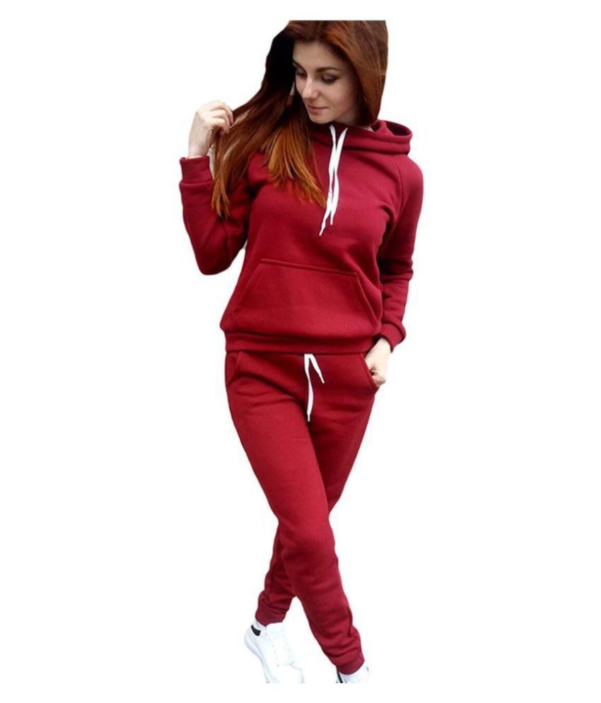 cotton solid tracksuit