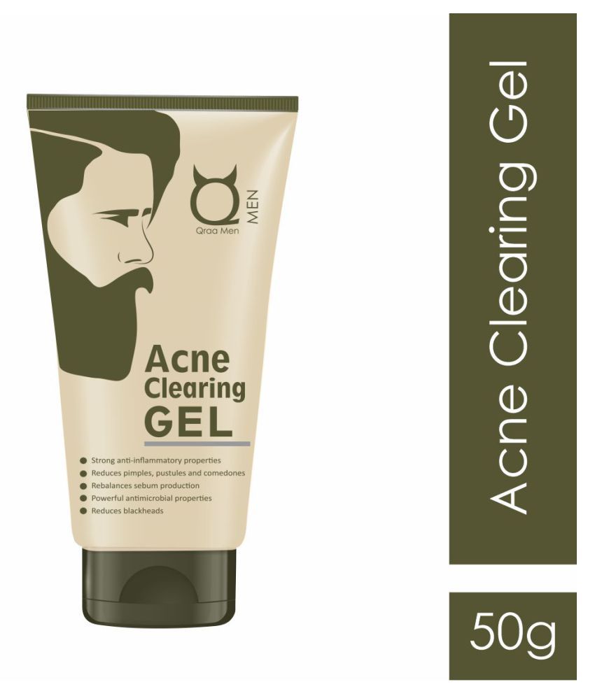 Qraa Acne Clearing Face Gel for Men Cleanser 50 g
