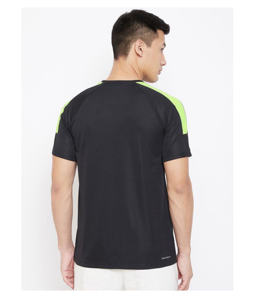 YUUKI Black Polyester T-Shirt - Buy YUUKI Black Polyester T-Shirt ...