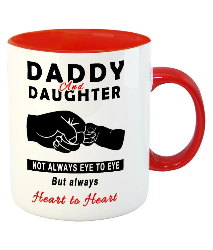 FABTODAY - Daddy and Daughter always Heart to Heart Coffee Mug - Best ...