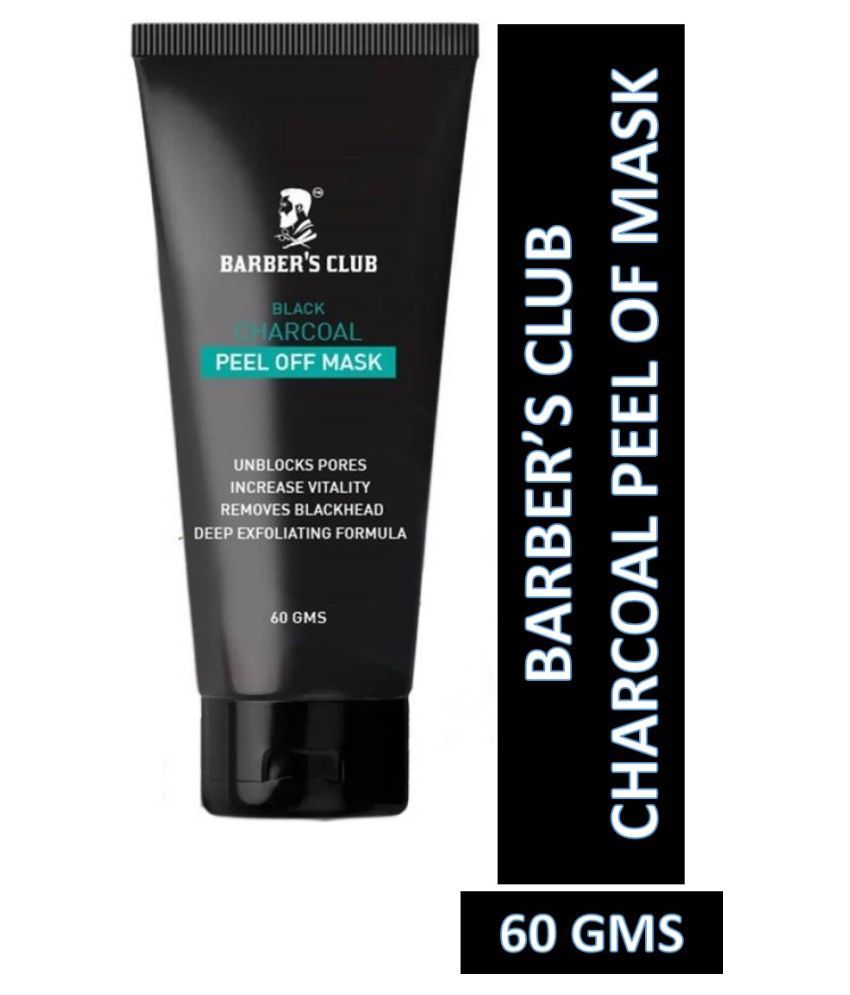     			Barber's Club Black Charcoal Face Peel Masks 60 gm