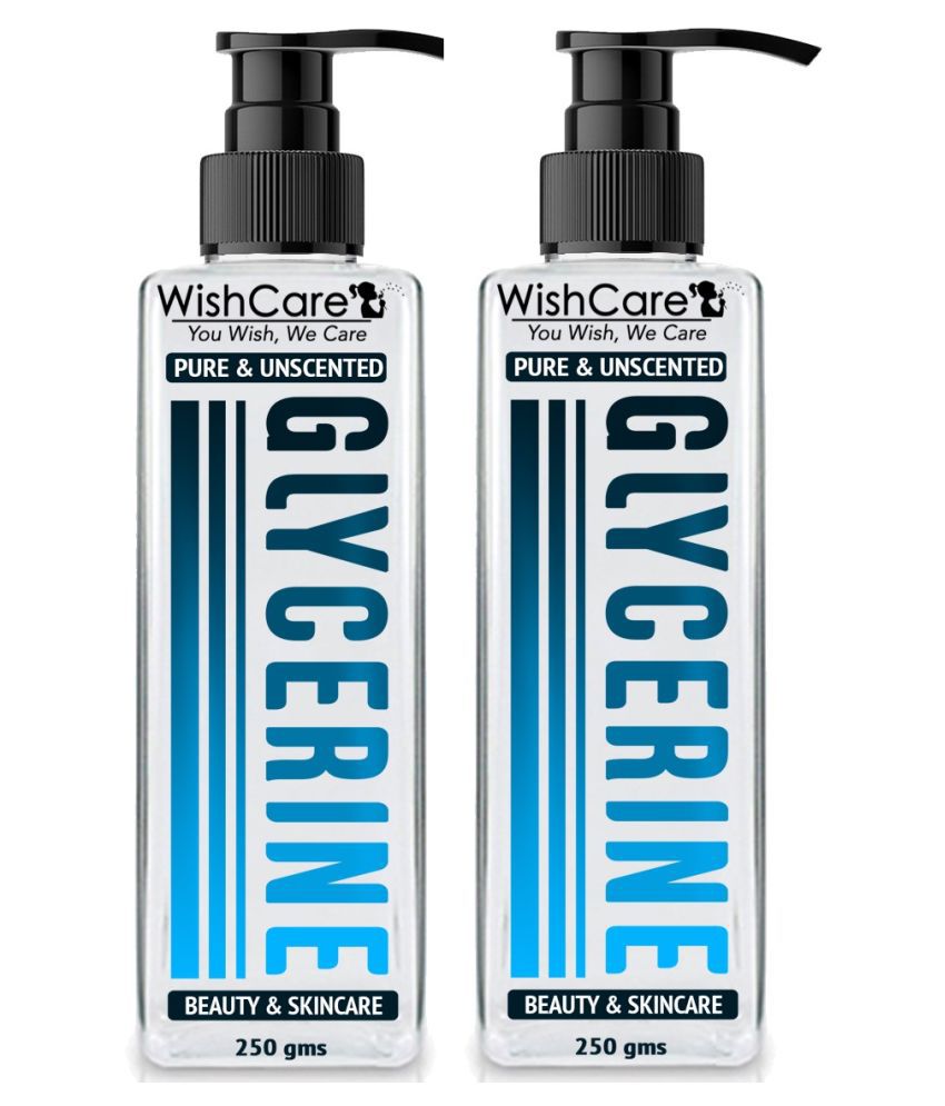     			WishCare Pure & Unscented Glycerine Moisturizer 500 ml Pack of 2