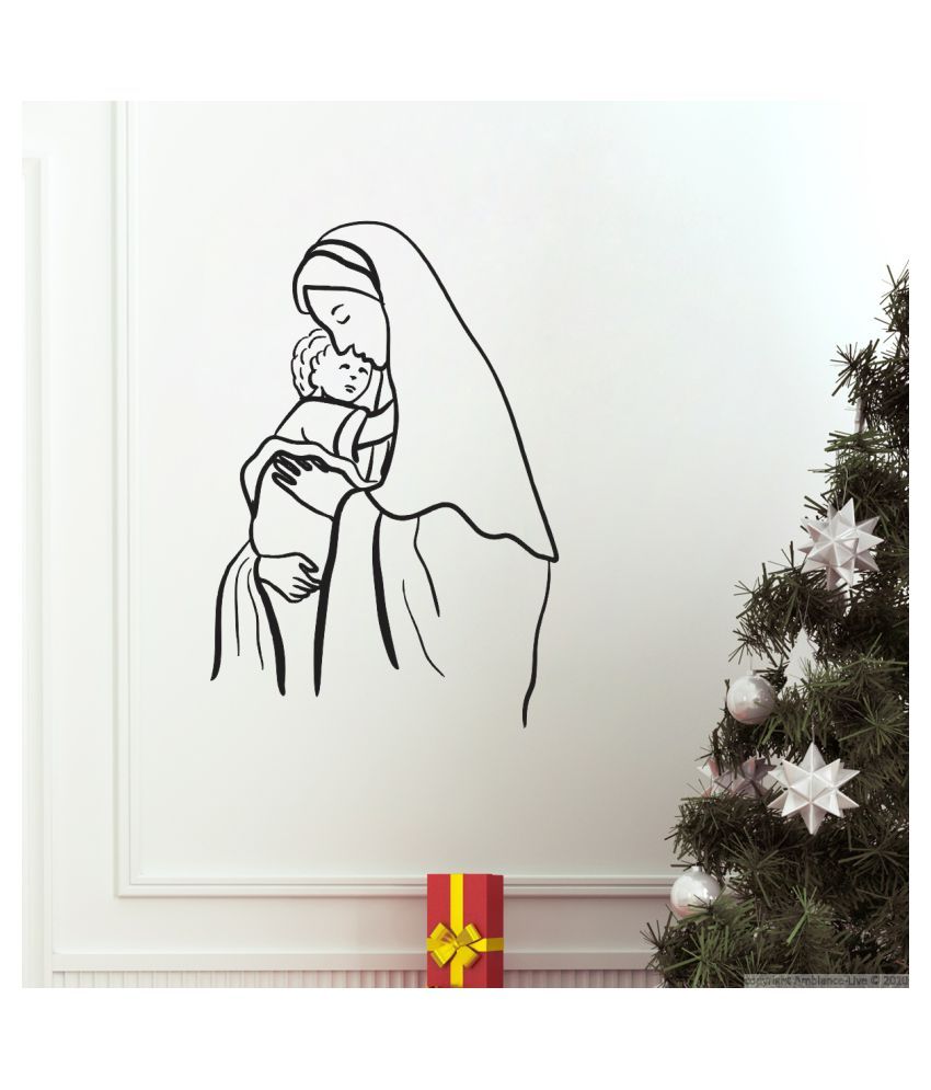     			Decor Villa Mother Merry Sticker ( 40 x 58 cms )