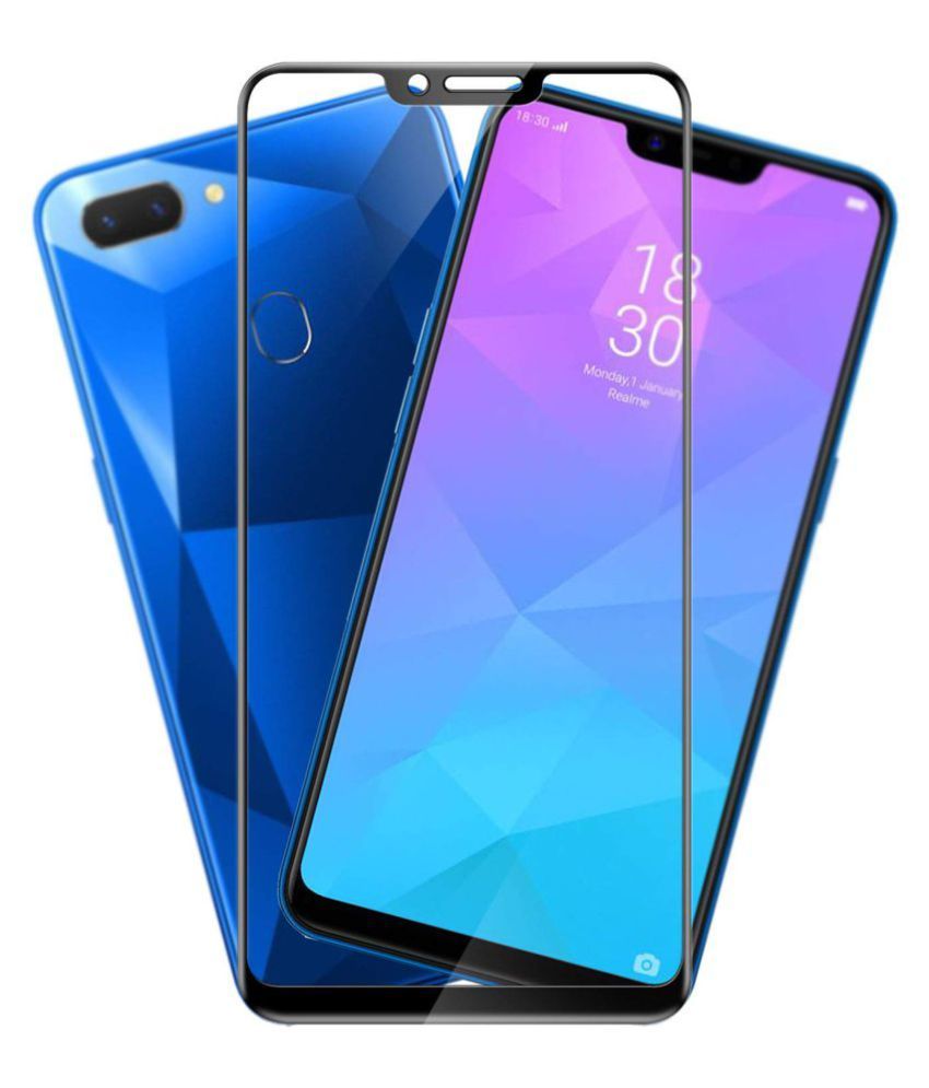 Realme 2 Tempered Glass Screen Guard By lenmax UV Protection, Anti