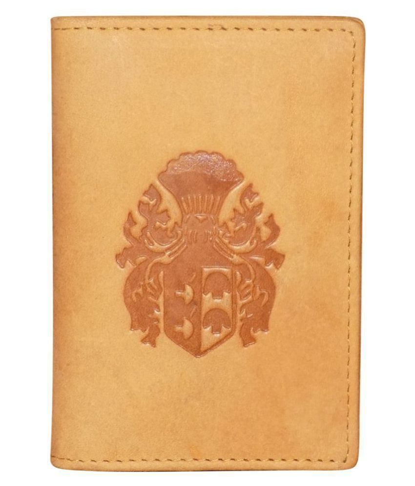     			Style 98 Button Tan Card Holder