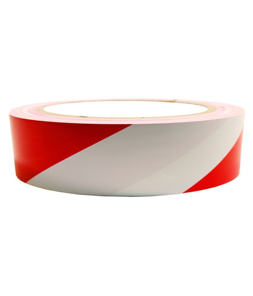 VCR Red & White Floor Marking Tape 23 Meters in Length 24mm / 1