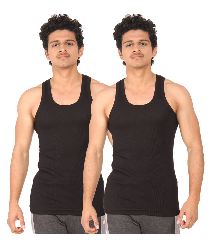     			TT Multi Sleeveless Vests Pack of 2