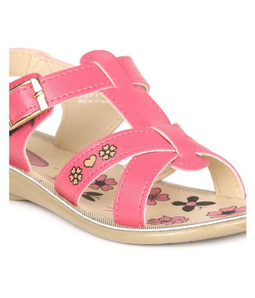 Kid's Pink Casual Sandals Price in India- Buy Kid's Pink Casual Sandals ...