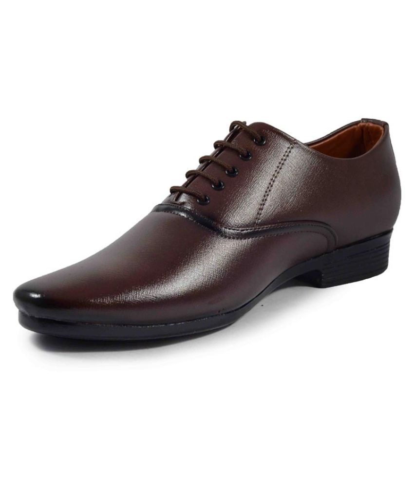 Mr Men Derby Non-Leather Brown Formal Shoes Price in India- Buy Mr Men ...