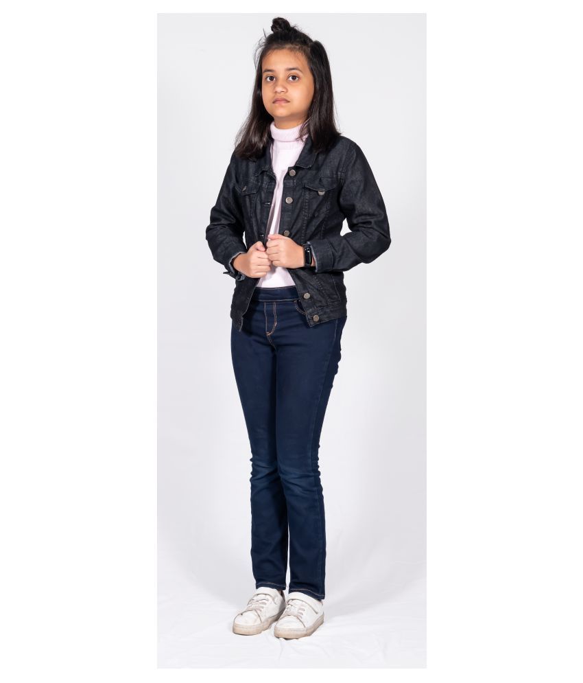 girls black jacket