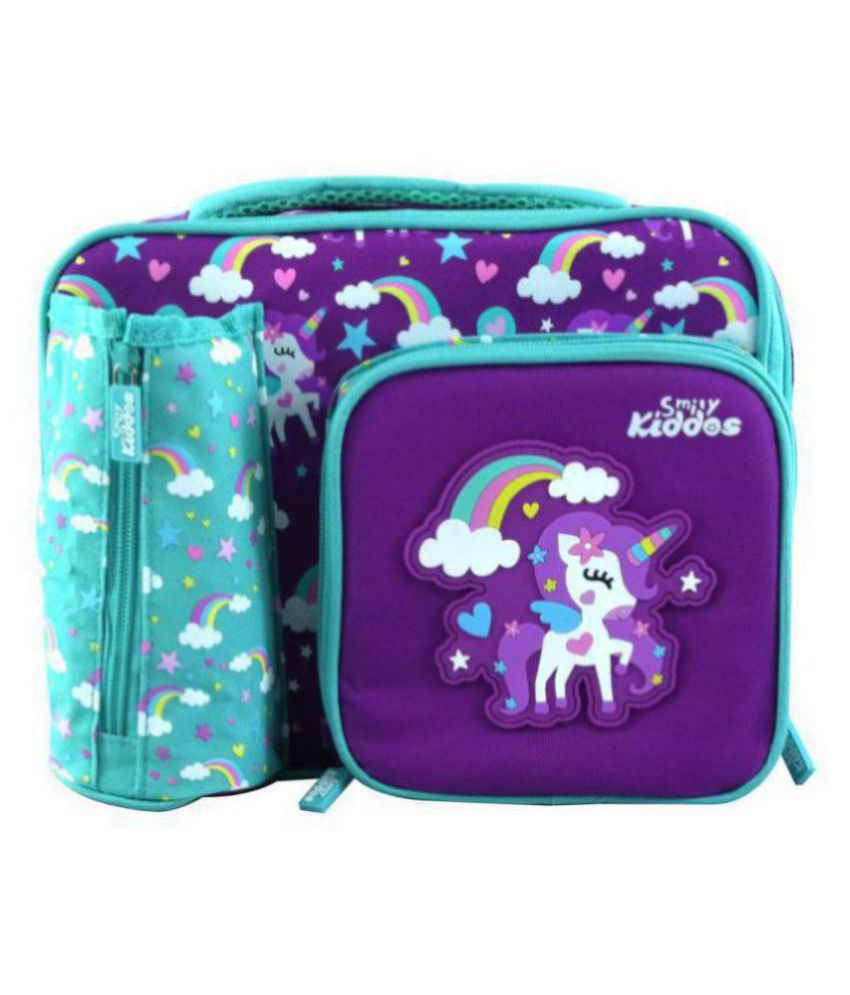     			Smily Kiddos - Multicolor Polyester Lunch Bag