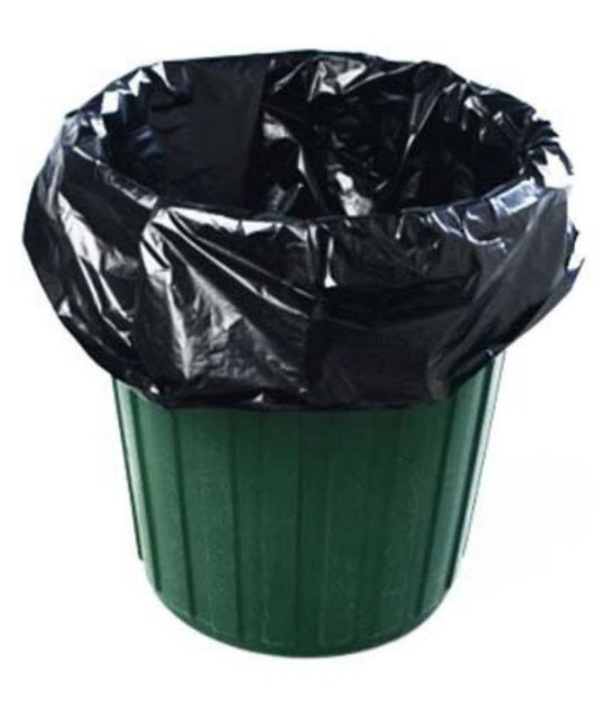 Black Medium Dustbin Covers 60 Pcs Buy Online at Best Price in India