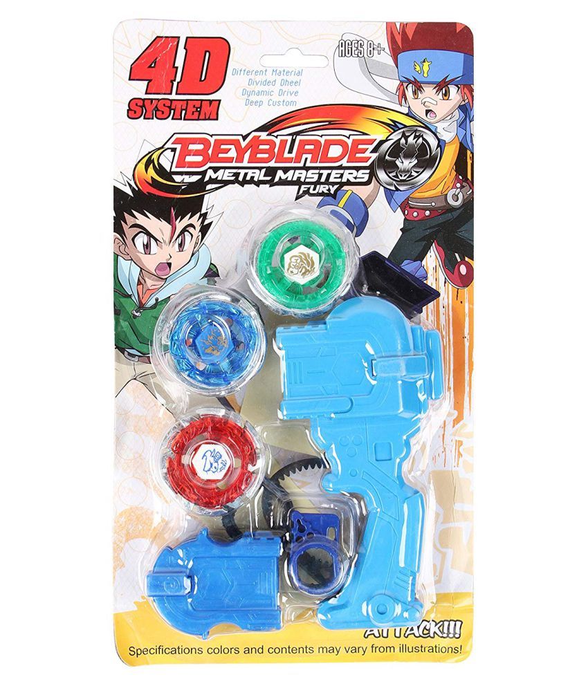 Kdg 3 In 1 Beyblades Metal Fighter Fury With High Speed Metal Fight 4415