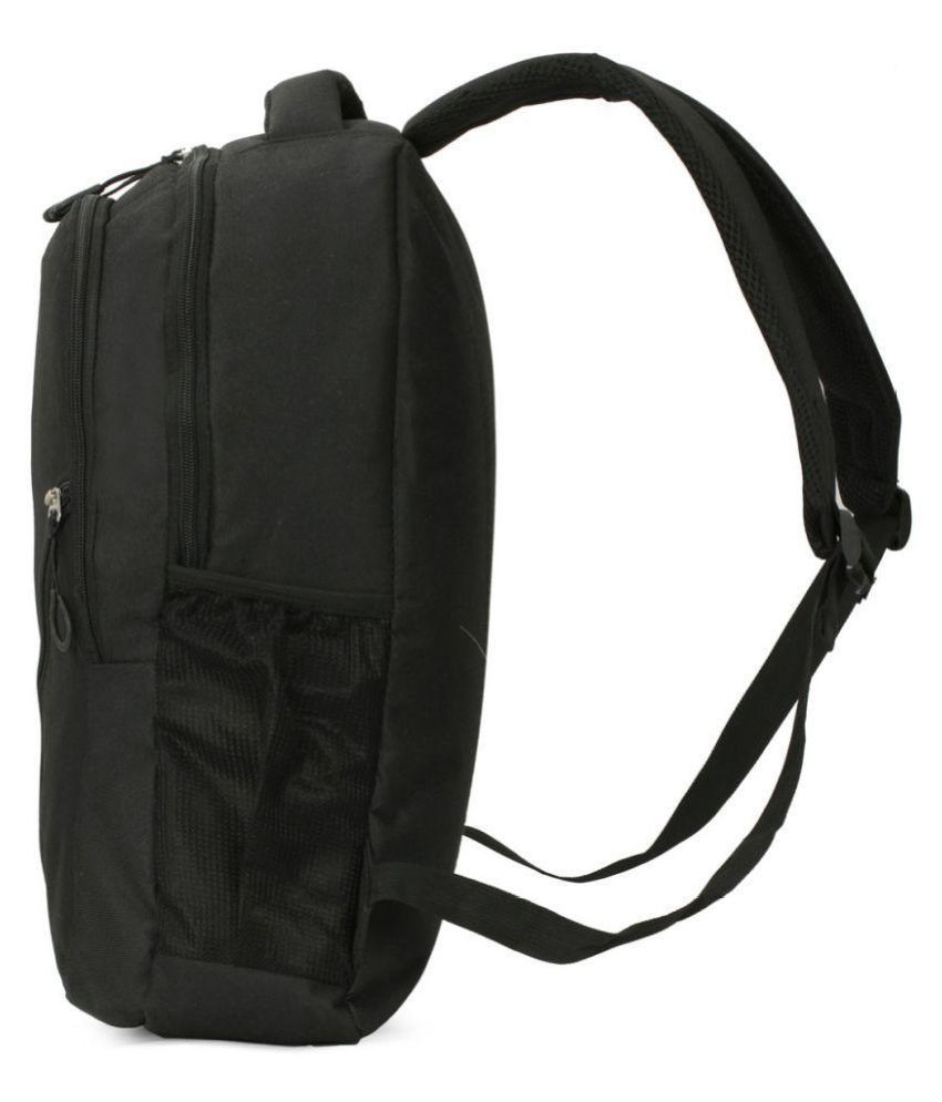 LeeRooy Black Canvas College Bag - Buy LeeRooy Black Canvas College Bag Online at Best Prices in ...