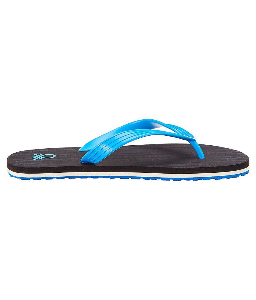 United Colors of Benetton Blue Thong Flip Flop Price in India- Buy ...