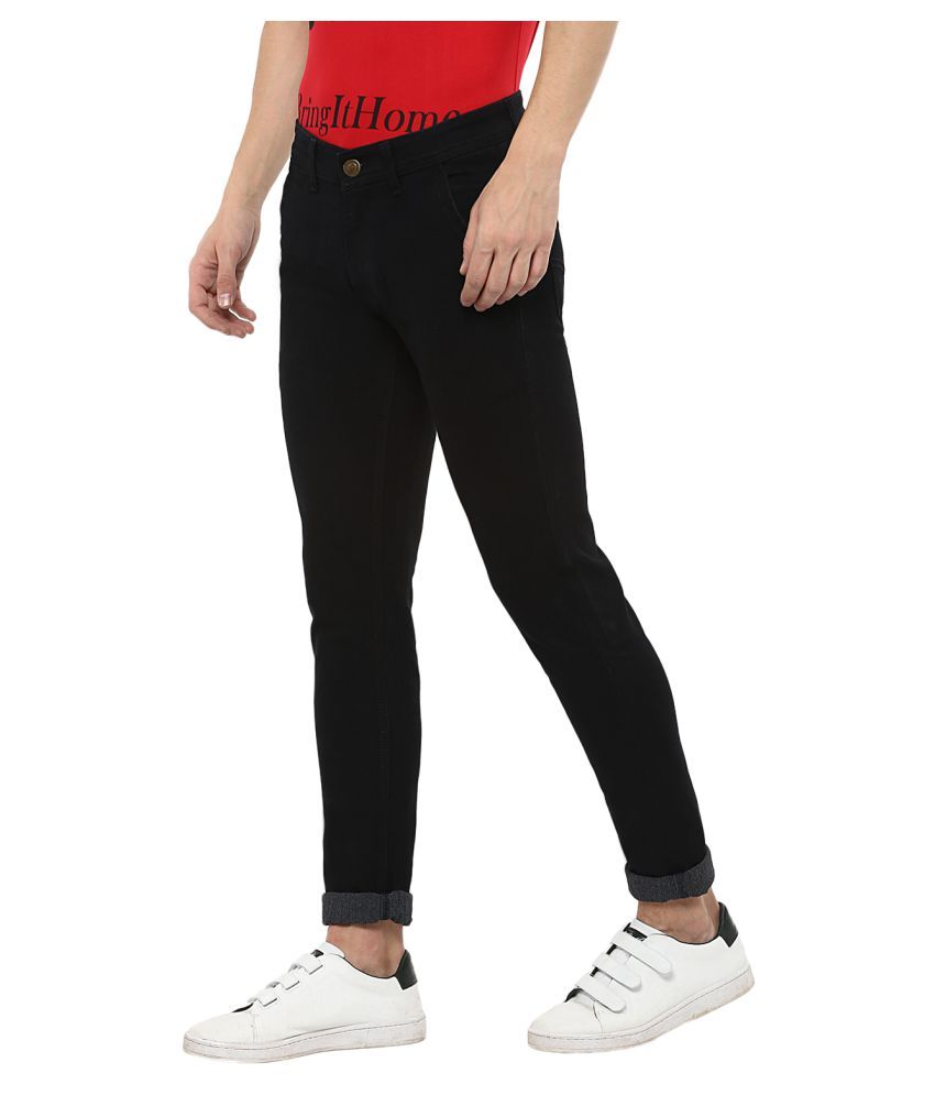 black slim jeans womens