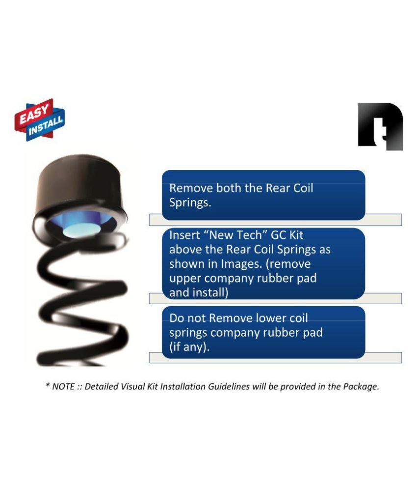 Honda Amaze (old) Ground Clearance Kit (Fits Above Rear Coil Springs