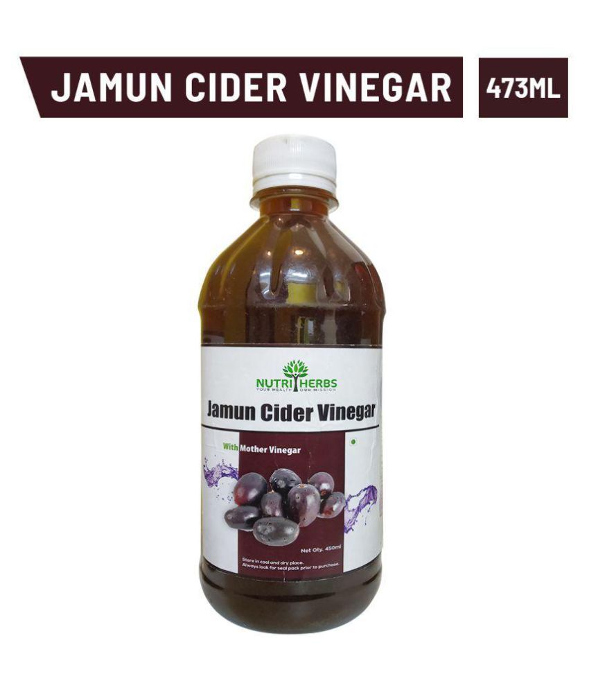 Nutriherbs Jamun Cider Vinegar Natural & Unfiltered Jamun Extract