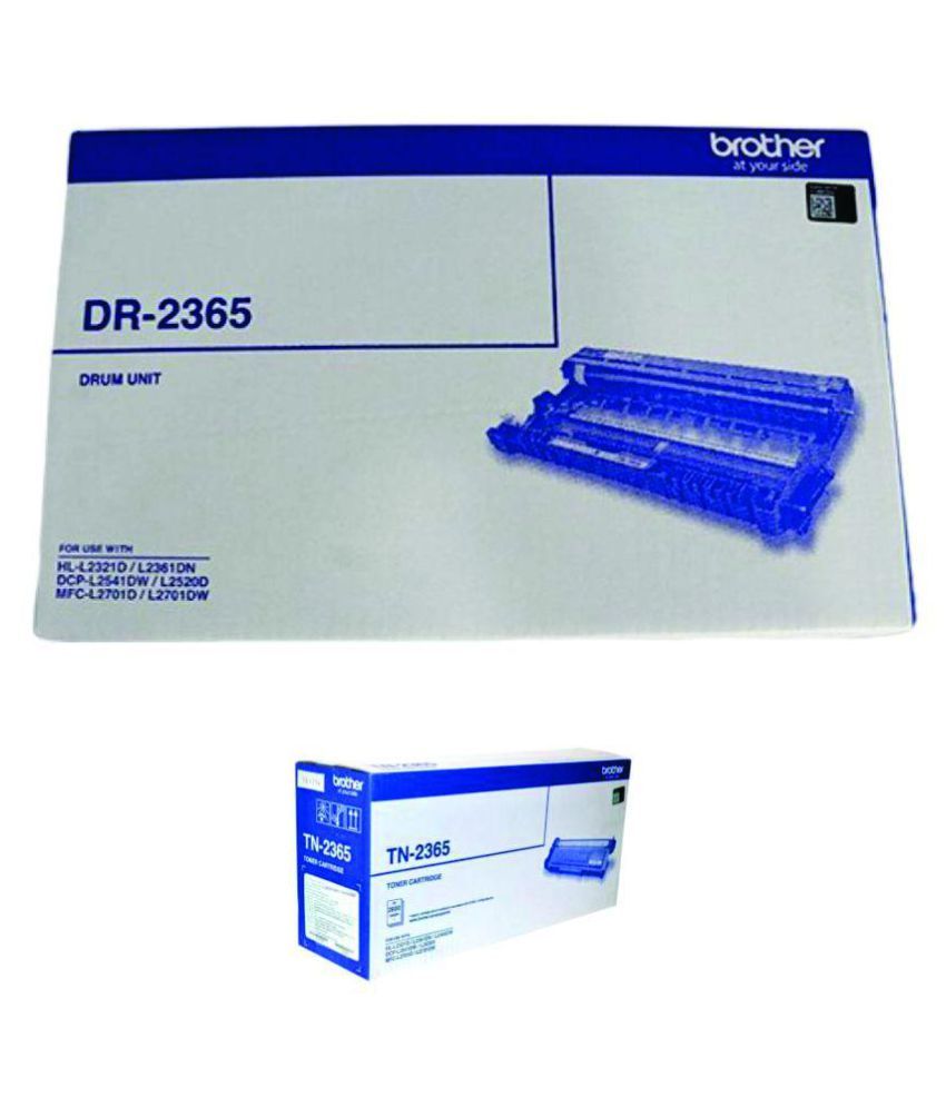 Brother Dr 2365 Tn 2365 Drum Units Toner Cartridge Combo Pack For Use Hl L2321d Hl L2361dn Hl L2366dw Dcp L2520d Dcp L2541dw Mfc L2701d And Mfc L2701dw Buy Brother Dr 2365 Tn 2365 Drum