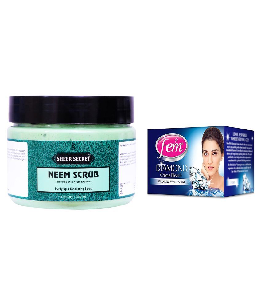 SHEER SECRET FEM BLEACH Facial Scrub 330 ml Buy SHEER SECRET FEM