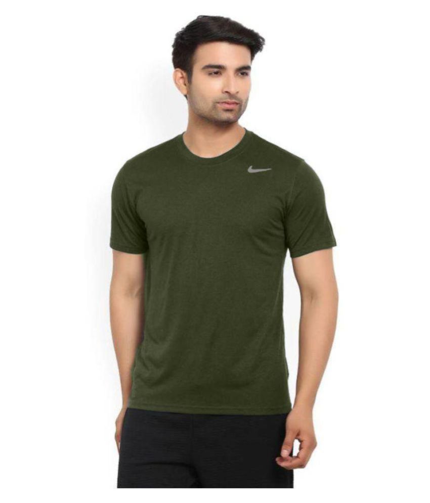 nike t shirt olive green